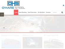 Tablet Screenshot of oharesteel.com